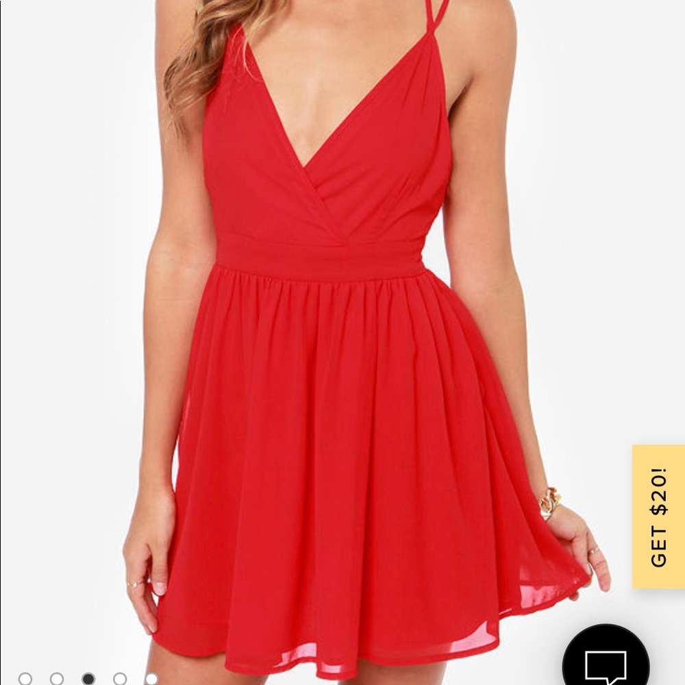 Red dress